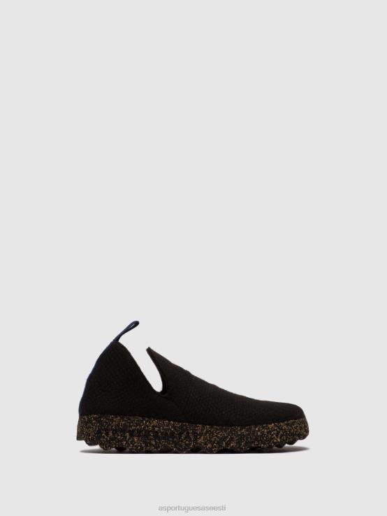 Asportuguesas naised slip-on kingad linn kingad must TR4HT47 - Sulgemiseks klõpsake pilti