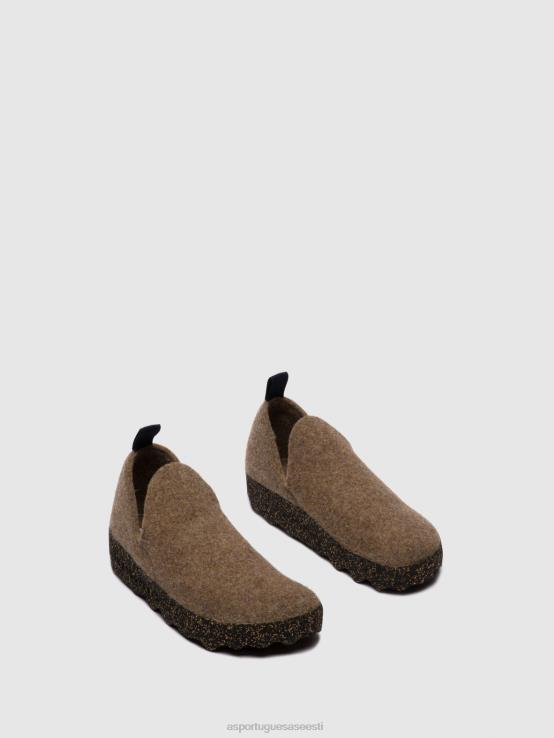 Asportuguesas naised slip-on kingad linn kingad taupe TR4HT41